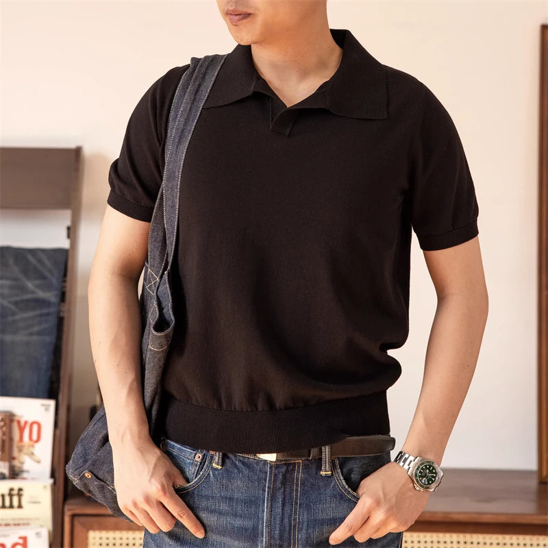 Italian Knit Polo Shirt