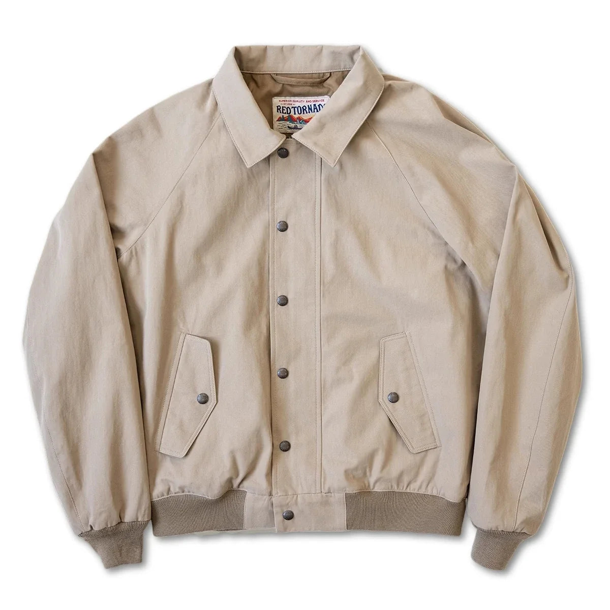 Turn Down Collar Windbreaker