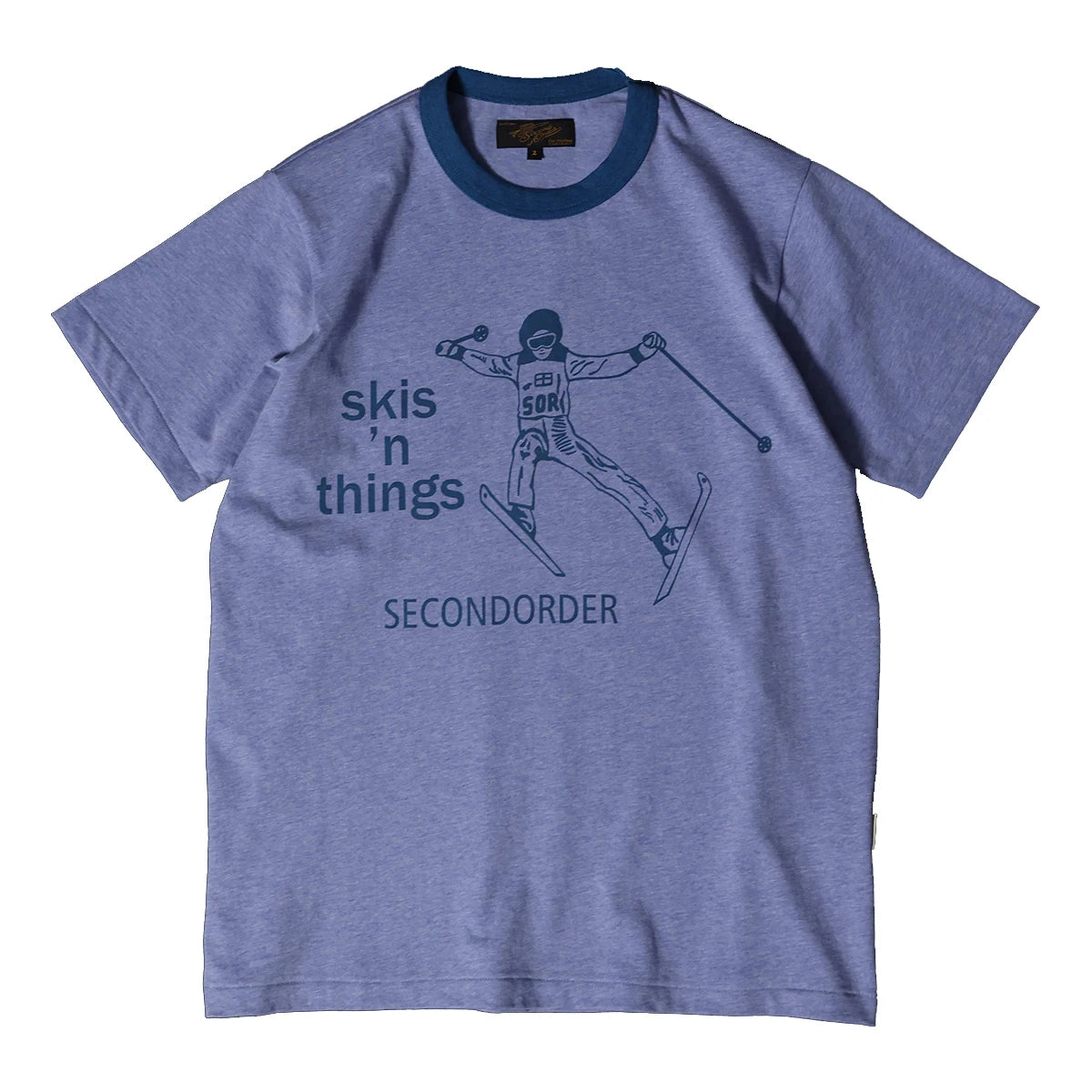 Skier Graphic Ringer Tee