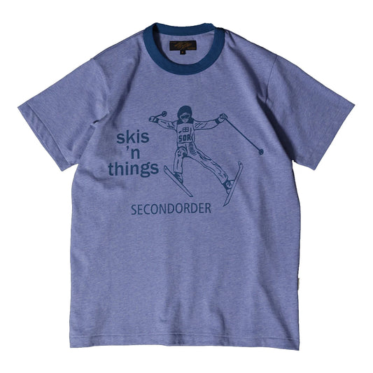 Skier Graphic Ringer Tee
