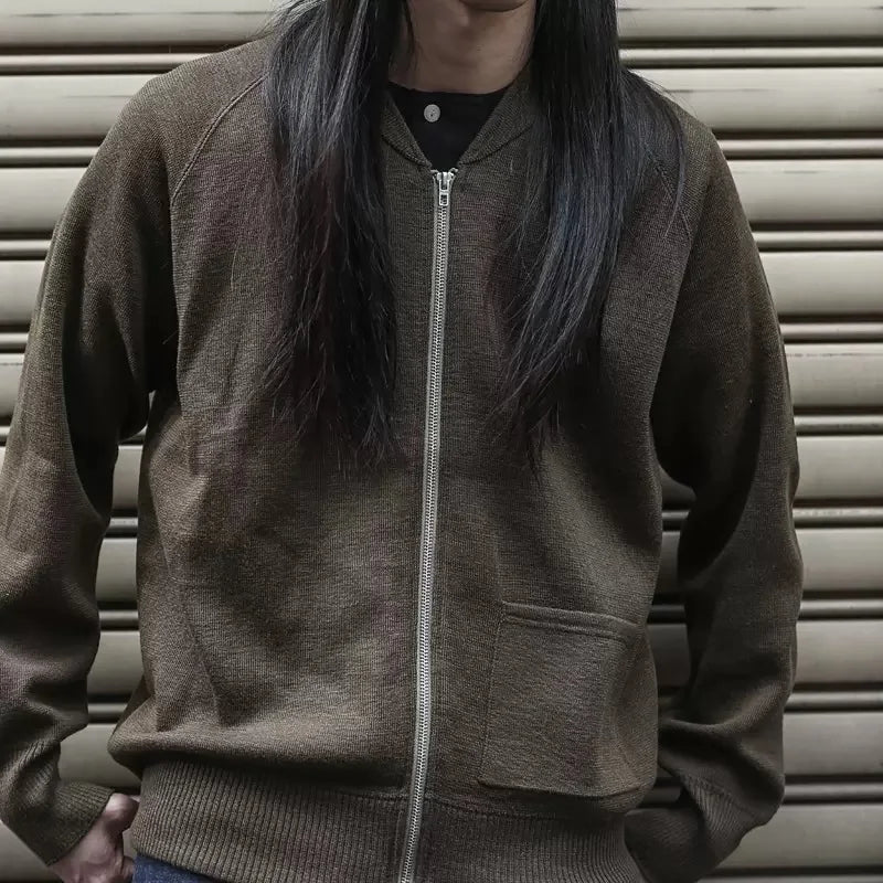 C-2 Wool Cardigan Sweater