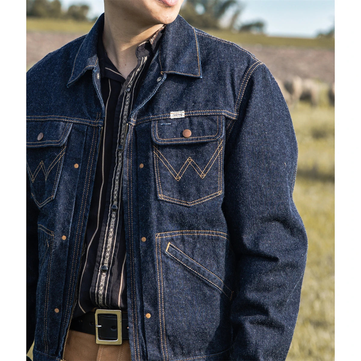 Western Selvedge Denim Jacket