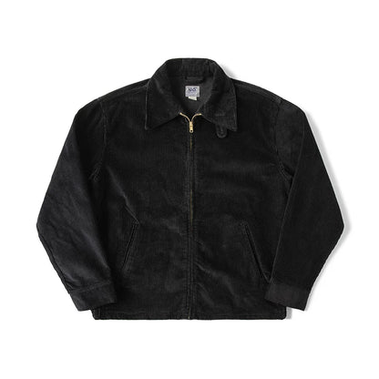 Zip Up Corduroy Cossack Jacket