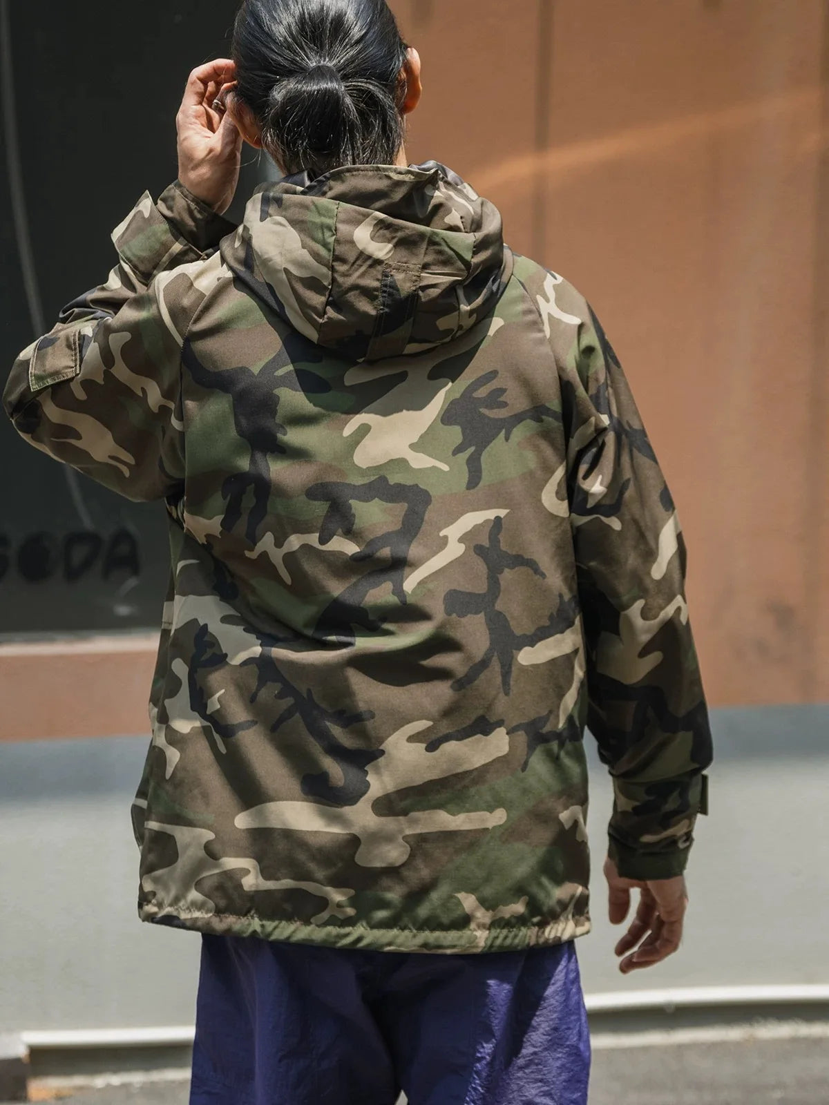 Woodland Camo Outdoor Parka