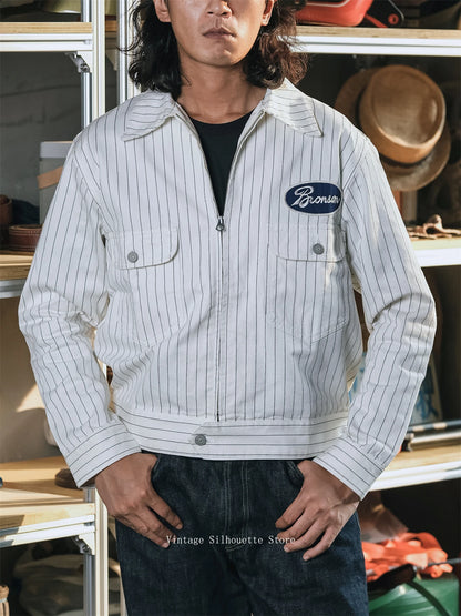 HBT Stripe Mechanic Jacket