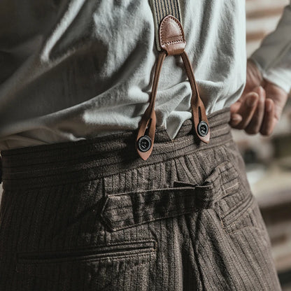 Pinstripe Heritage Work Trousers