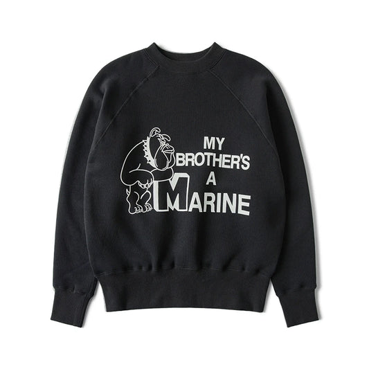 Bulldog Graphic Raglan Sweatshirt