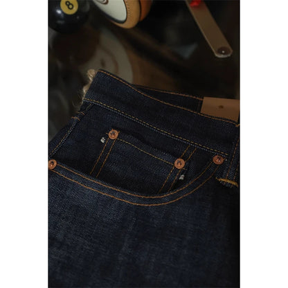 Back Pocket Straight Jeans