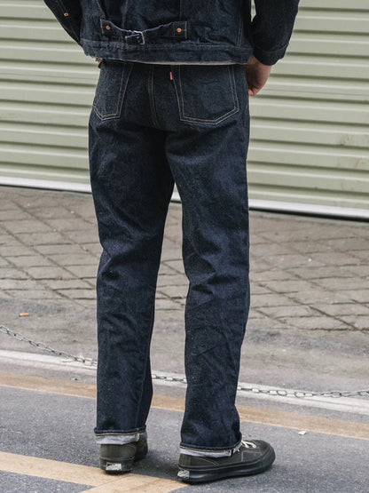 Raw Denim Waist Overalls