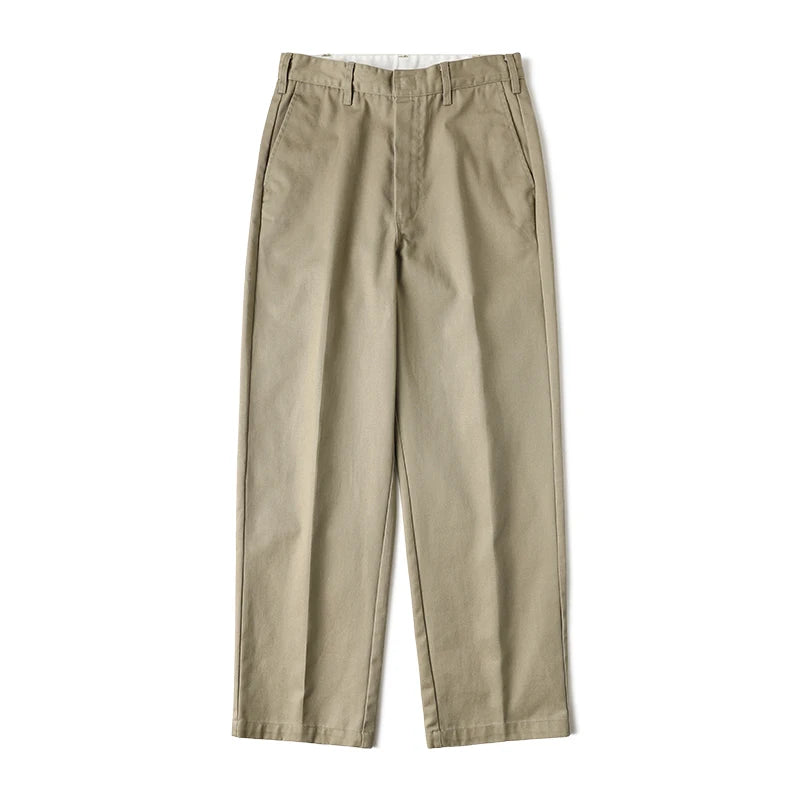 Relaxed Straight Work Pants