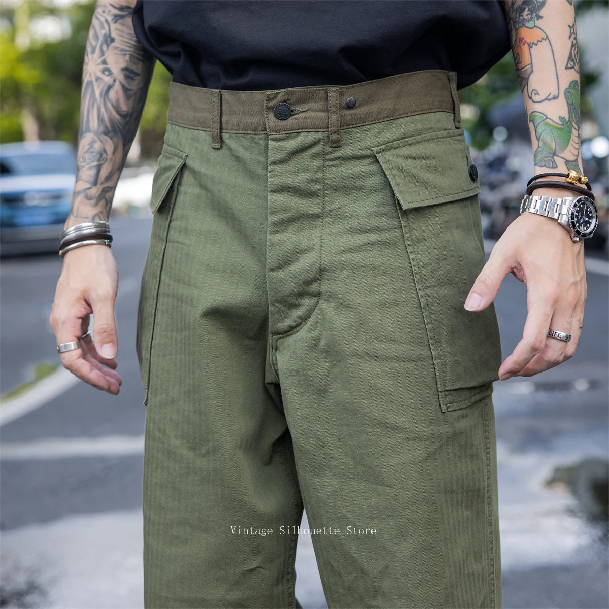 M-43 HBT Cargo Trousers