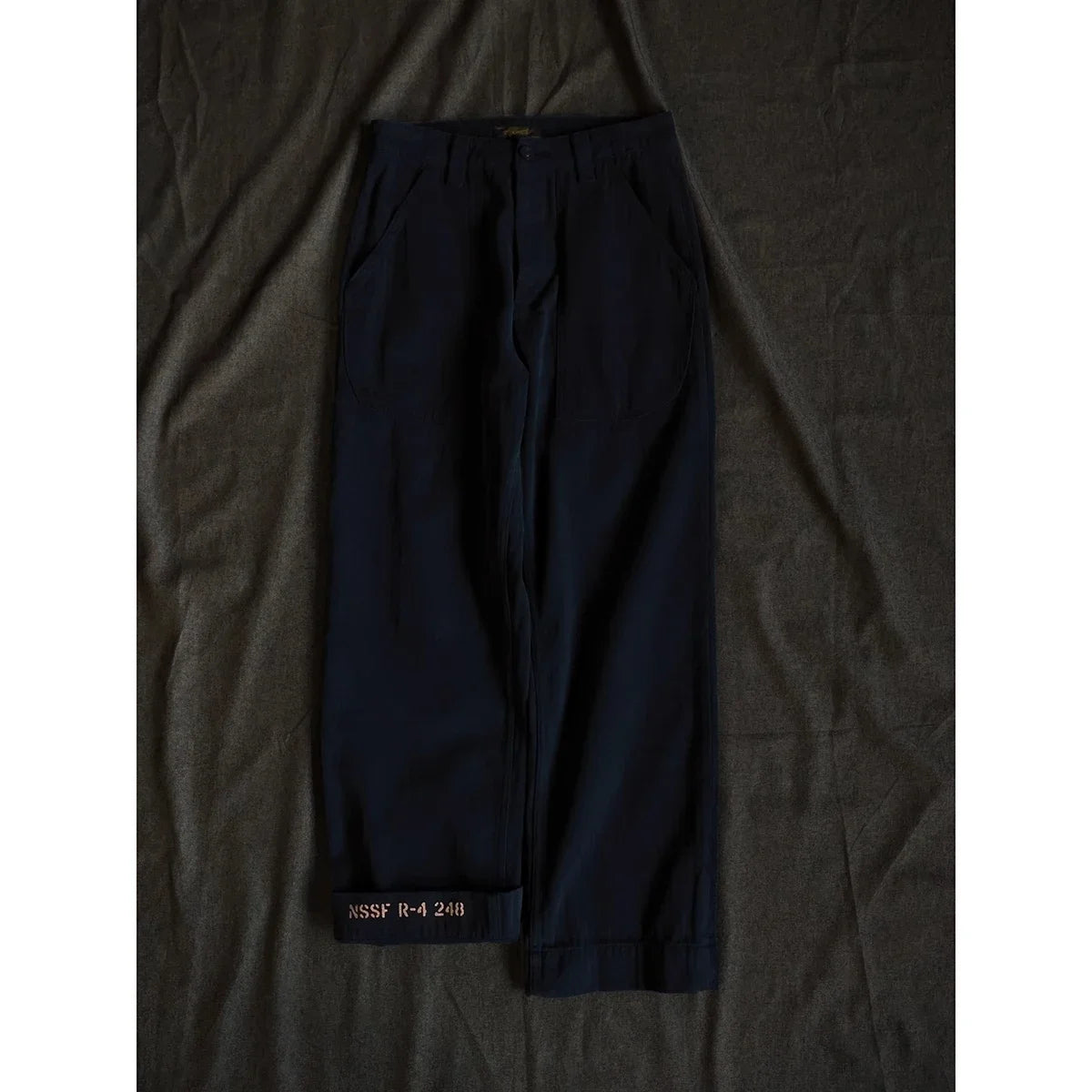 Washed Black HBT Trousers