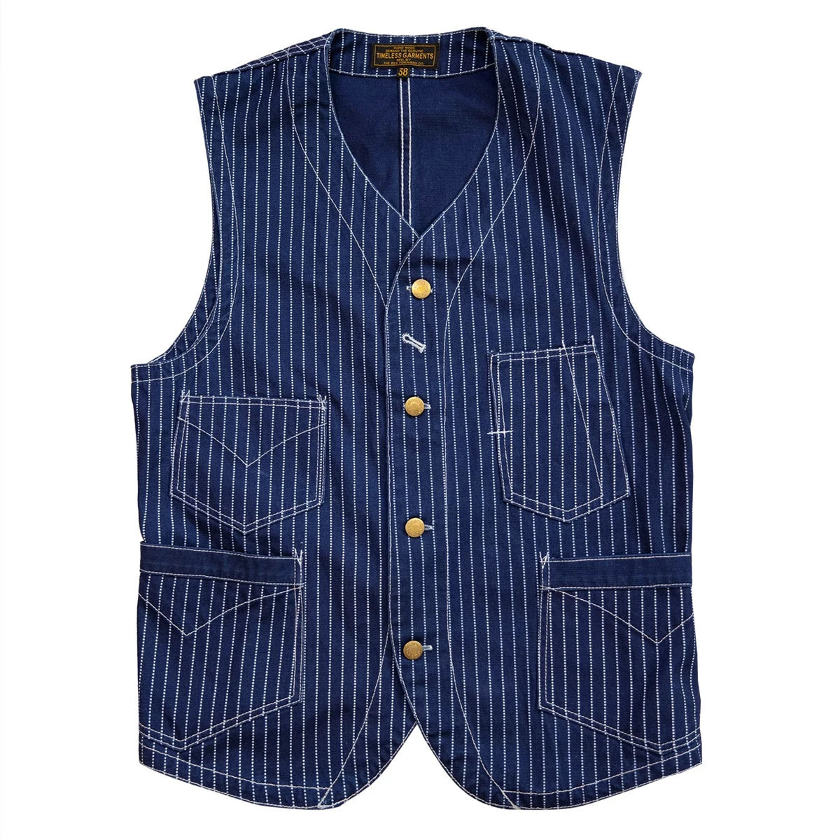 Wabash Stripe Conductor Vest
