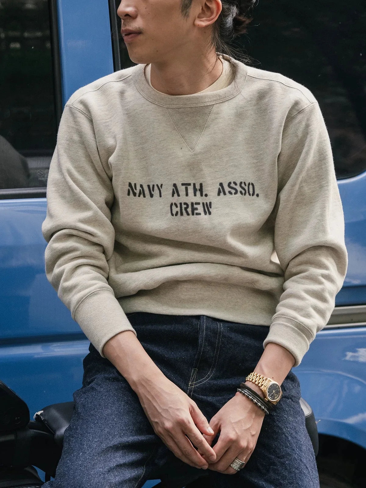 Double V Cotton Sweatshirt