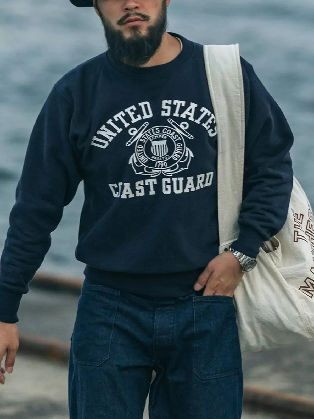 Coast Guard Graphic Sweatshirt
