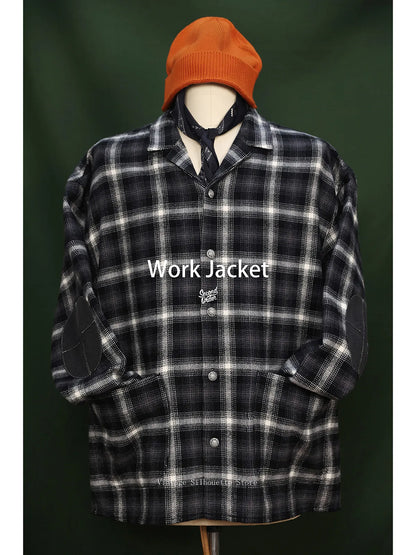 Plaid Oversized Work Shacket