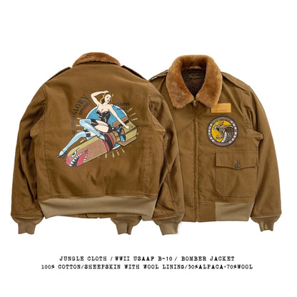 Fur Collar B-10 Flight Jacket