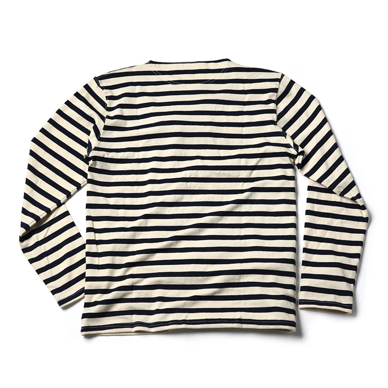 Striped Breton Boatneck Shirt