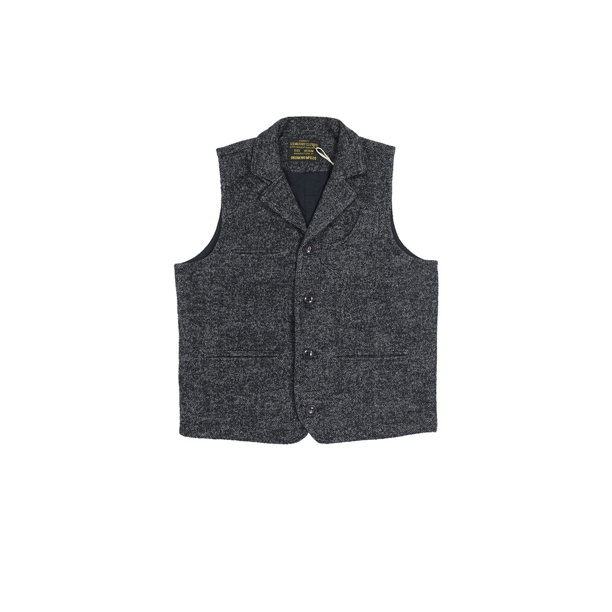 Tweed Wool Hunting Vest