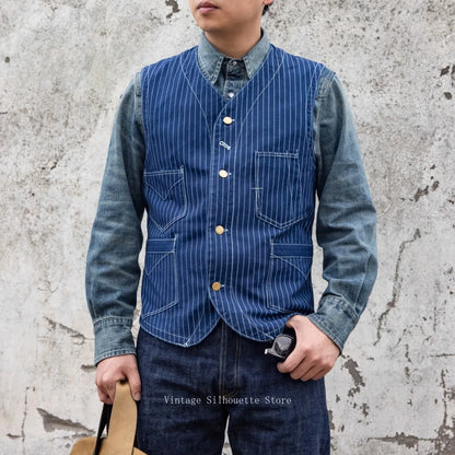 Wabash Stripe Conductor Vest