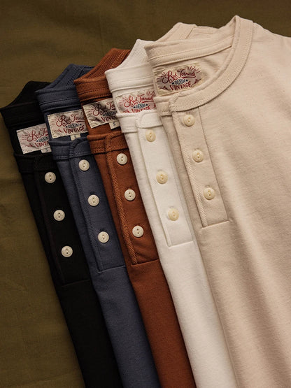 Heavyweight Short Sleeve Henley