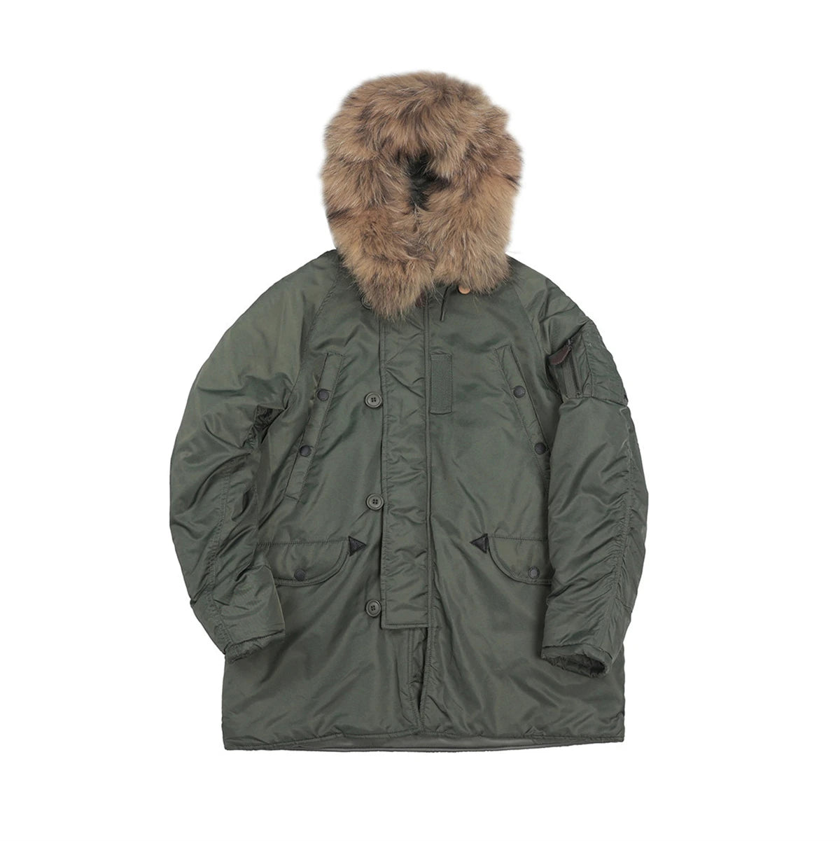 Detachable Fur Collar N-3B Parka