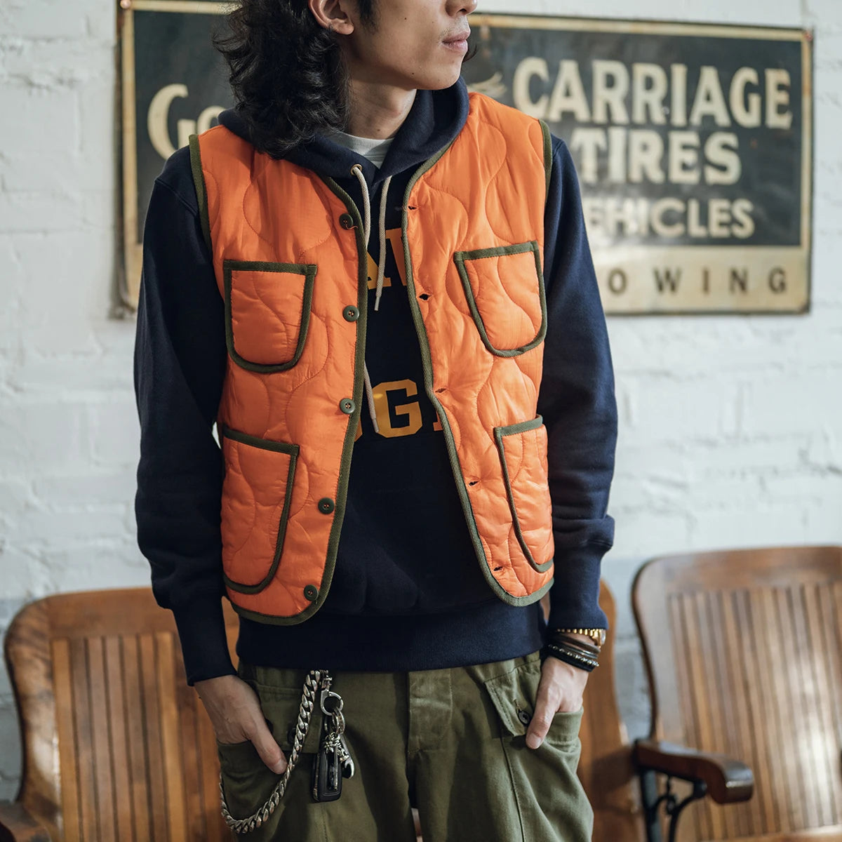 Nylon Quilted Liner Vest