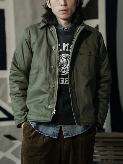 Army Green A-2 Deck Jacket