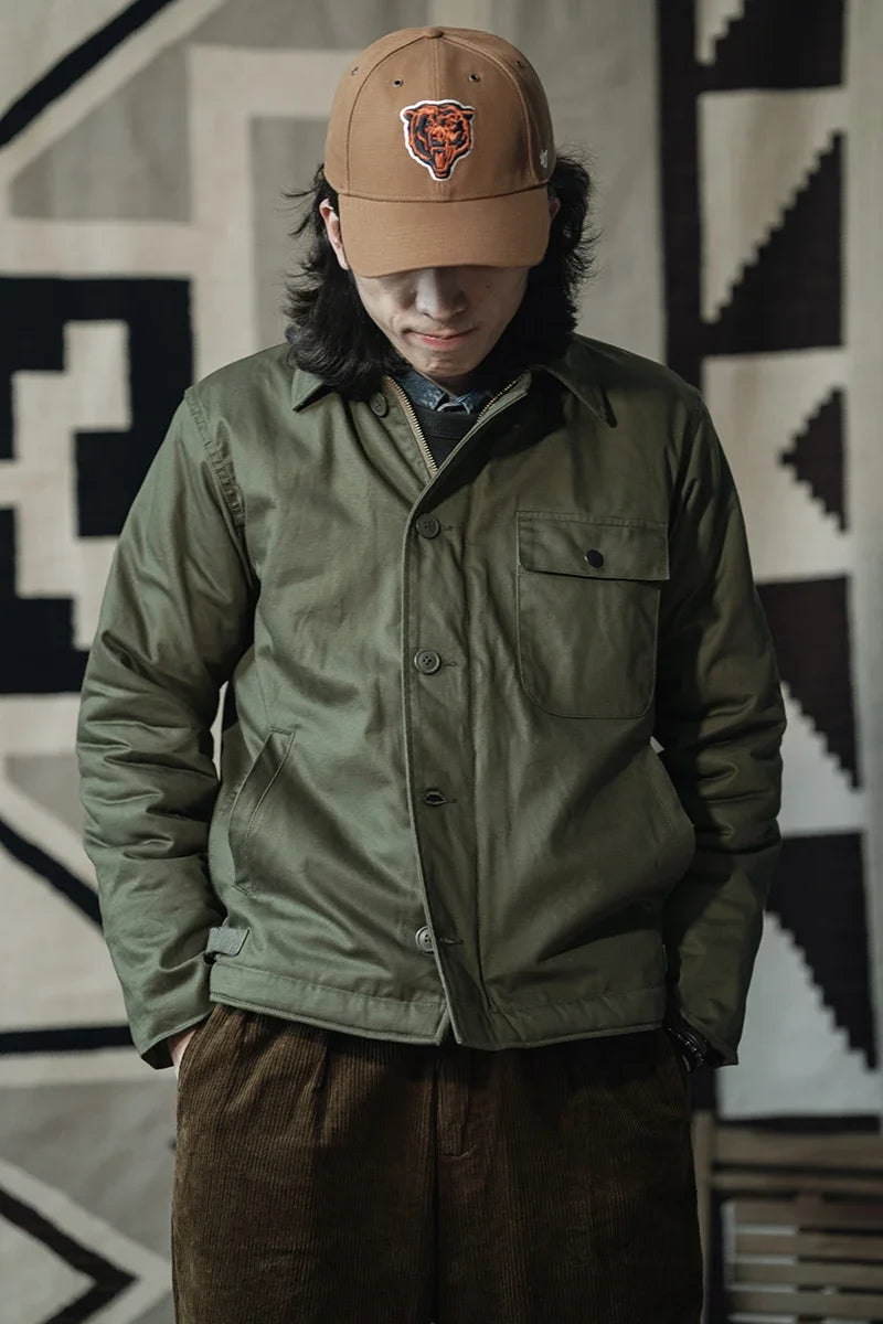 Army Green A-2 Deck Jacket