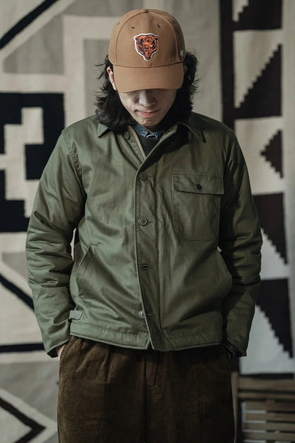 Army Green A-2 Deck Jacket