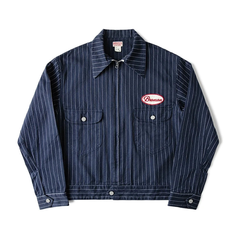 HBT Stripe Mechanic Jacket