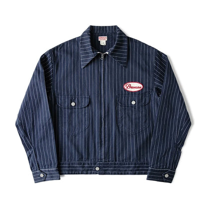 HBT Stripe Mechanic Jacket