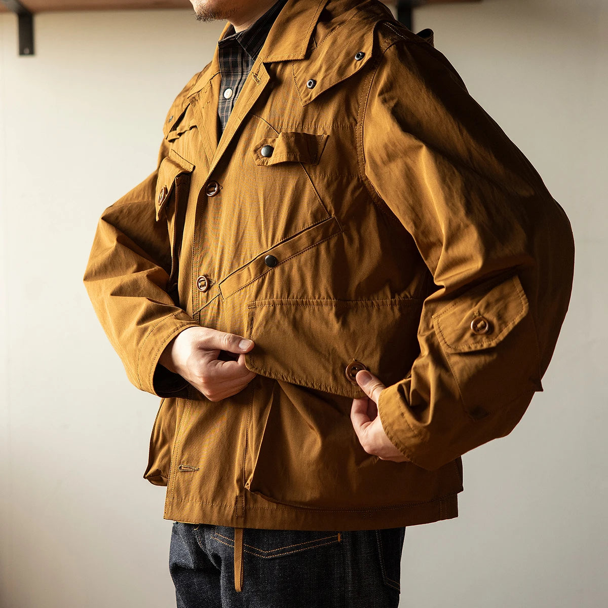 Hooded Fishing Utility Jacket