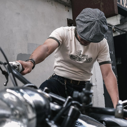 Rider Graphic Ringer Tee