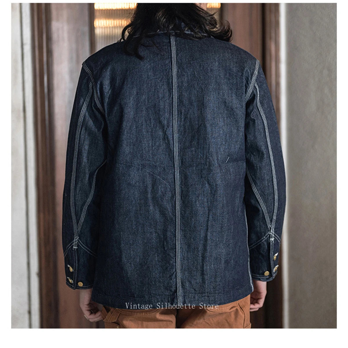 Hickory Stripe Chore Jacket