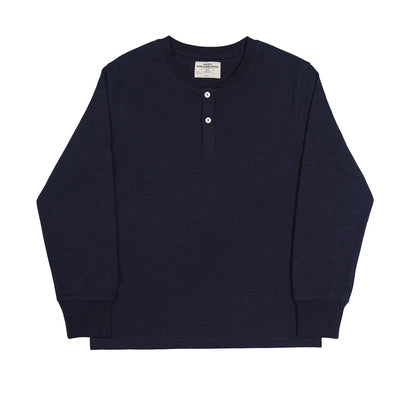 Slub Cotton Henley Shirt