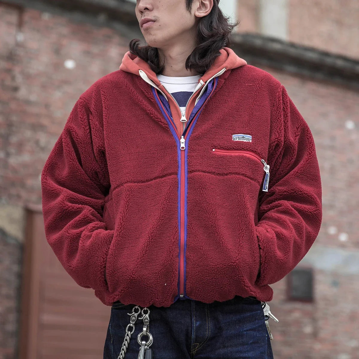 Reversible Sherpa Fleece Jacket