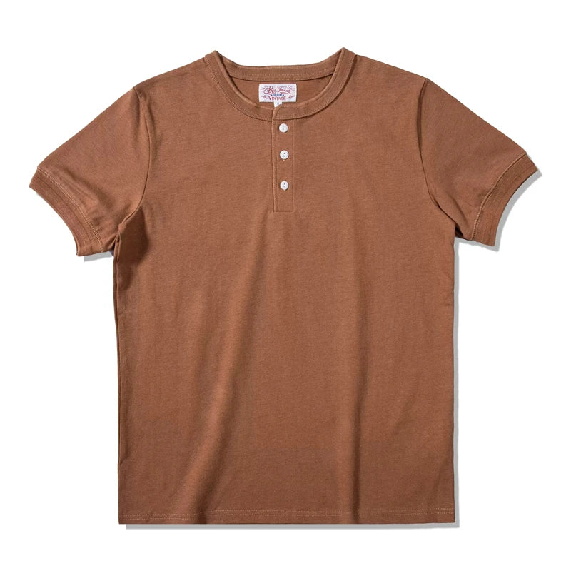Heavyweight Short Sleeve Henley