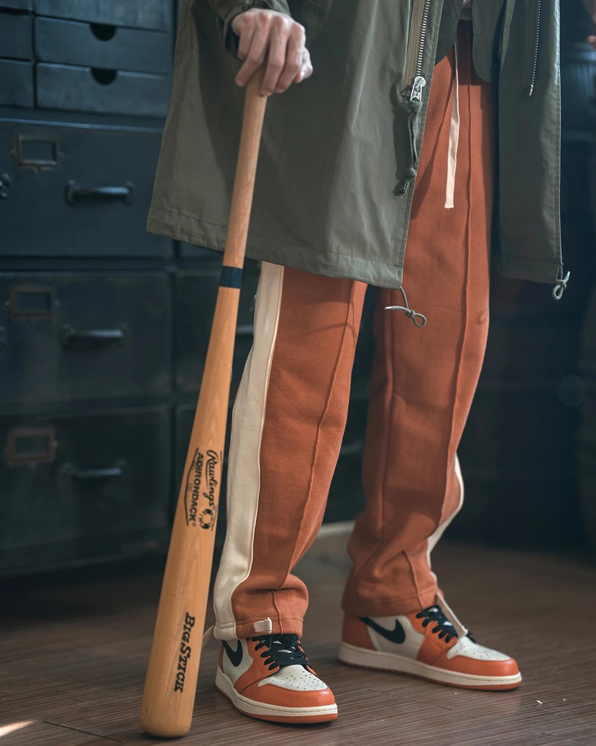 Two Tone Cotton Sweatpants