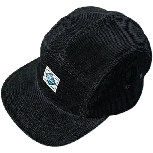Corduroy Five Panel Snap Cap