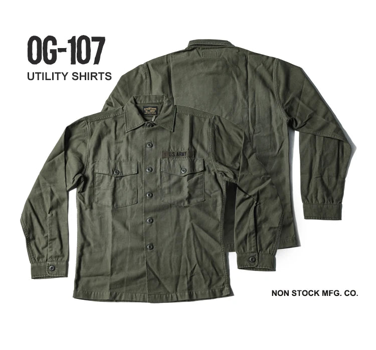OG-107 Cotton Sateen Overshirt