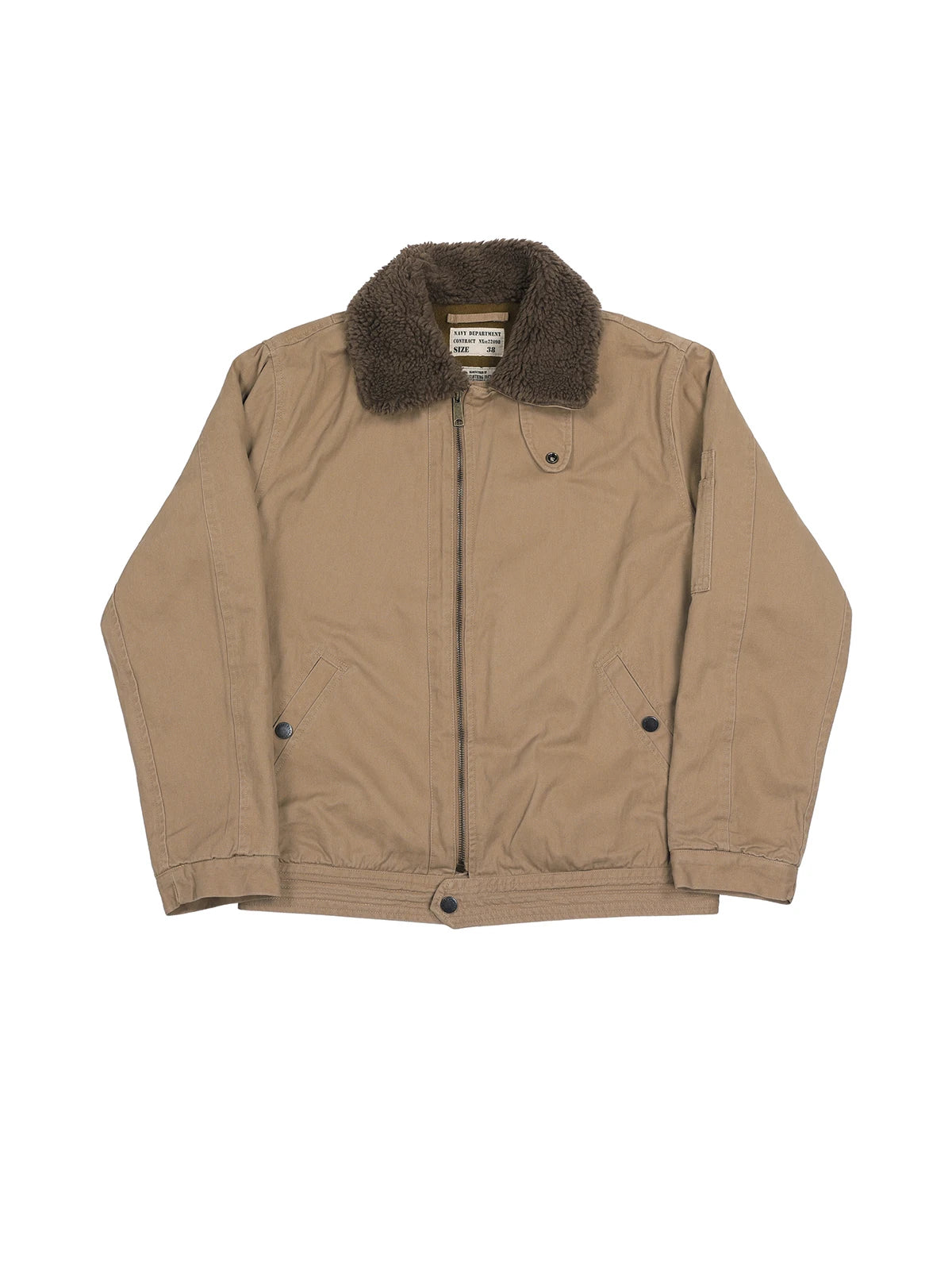 Wool Blend Aviator Bomber Jacket