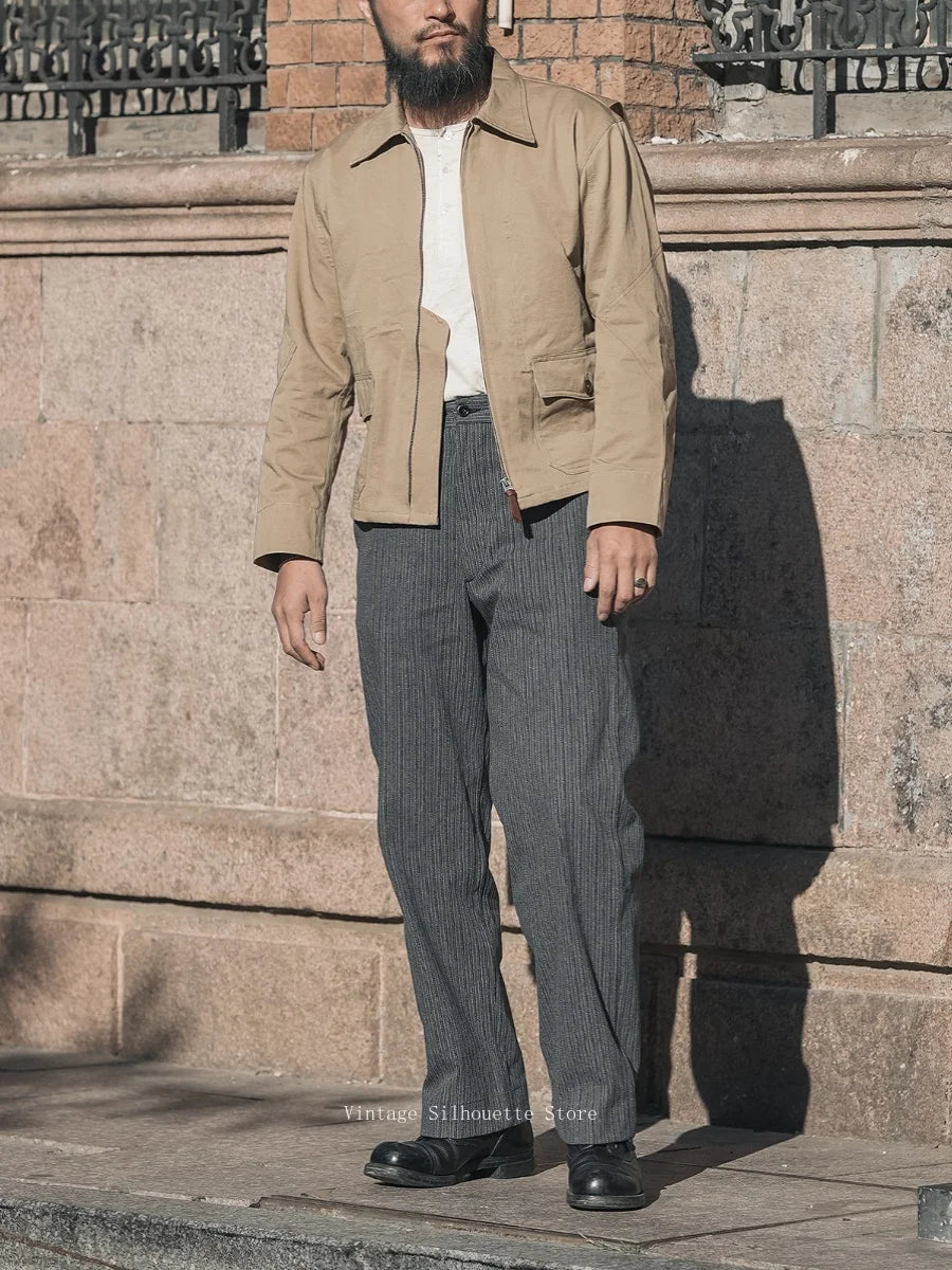 Cotton Twill Flight Jacket