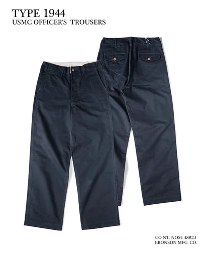 High Waist Chino Trousers