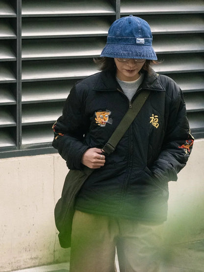 Quilted Embroidered Tour Jacket