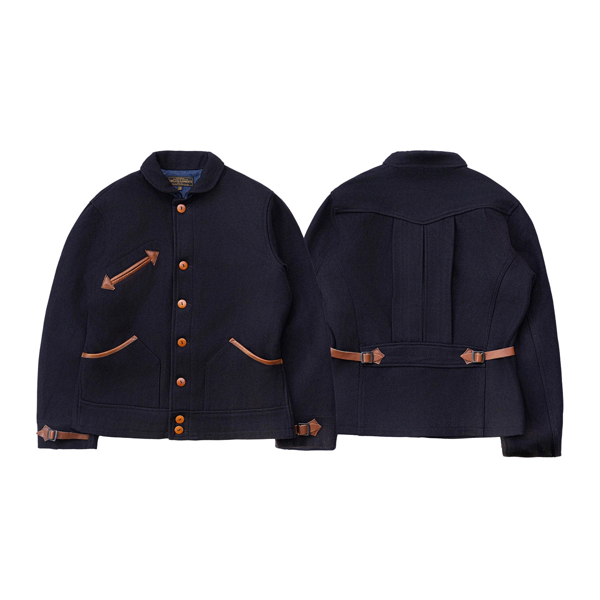 Wool Blend Railway Jacket
