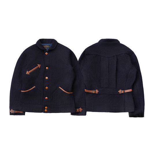 Wool Blend Railway Jacket