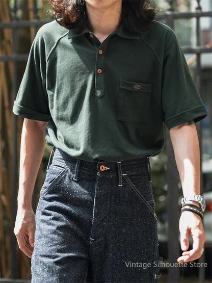 Raglan Pique Polo Shirt