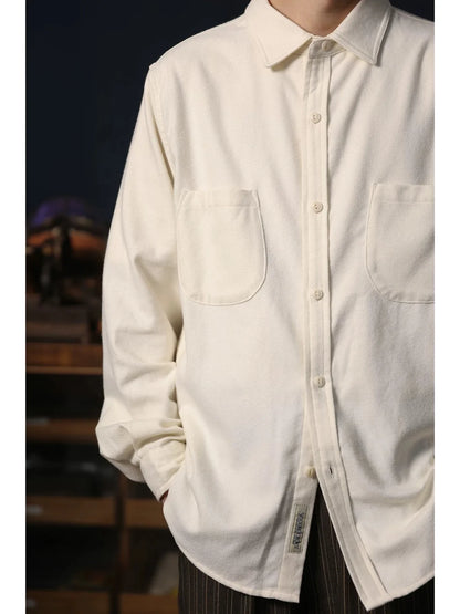 Detachable Collar Work Shirt
