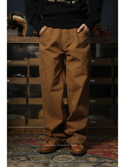 Washed Canvas Railroad Pants